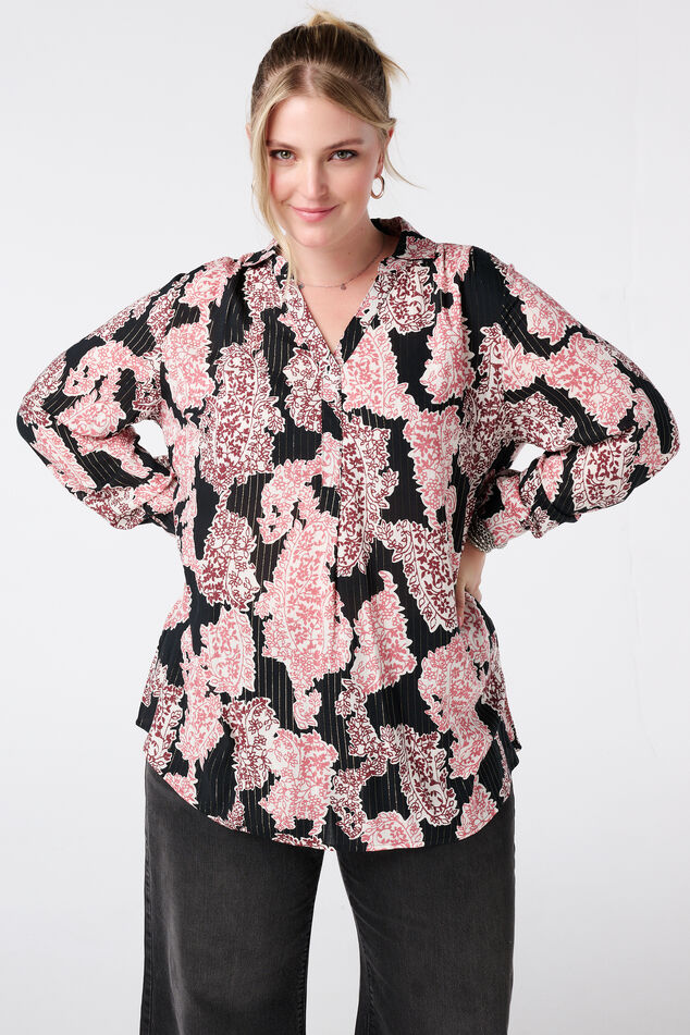 Bluse mit Print image number 0