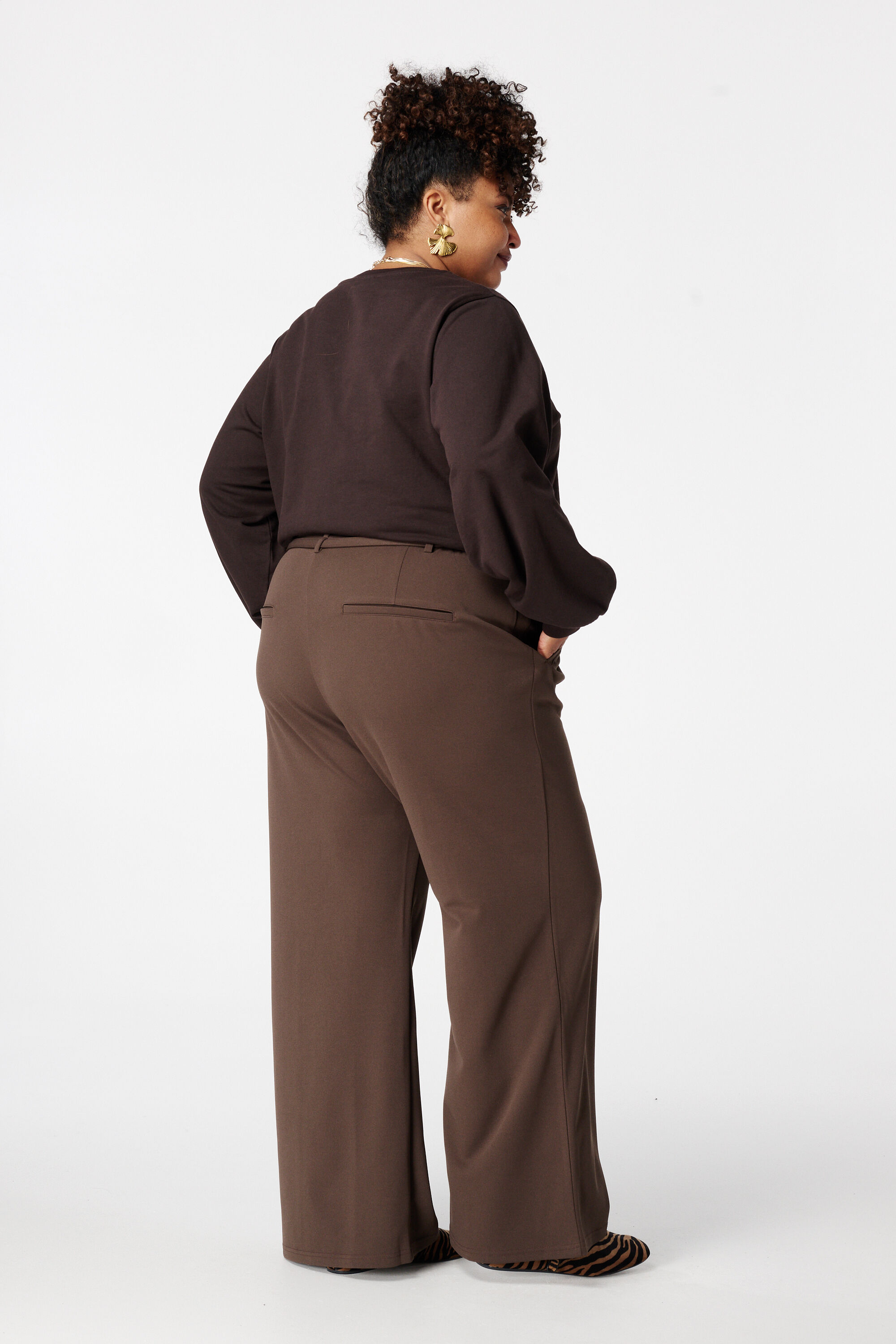 Gerade Hose mit G&uuml;rtel image number 3