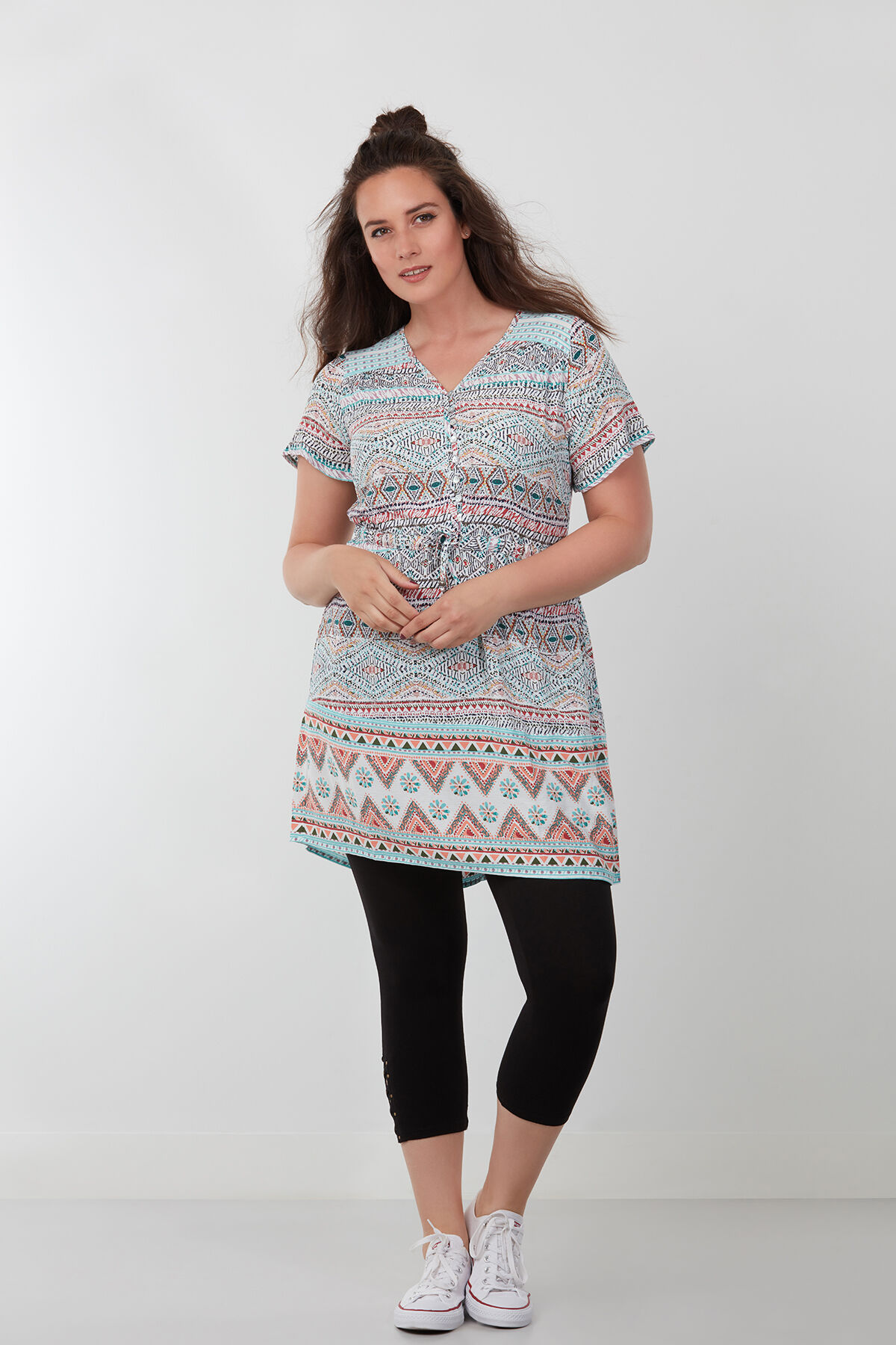 Tunika mit Print image number 3