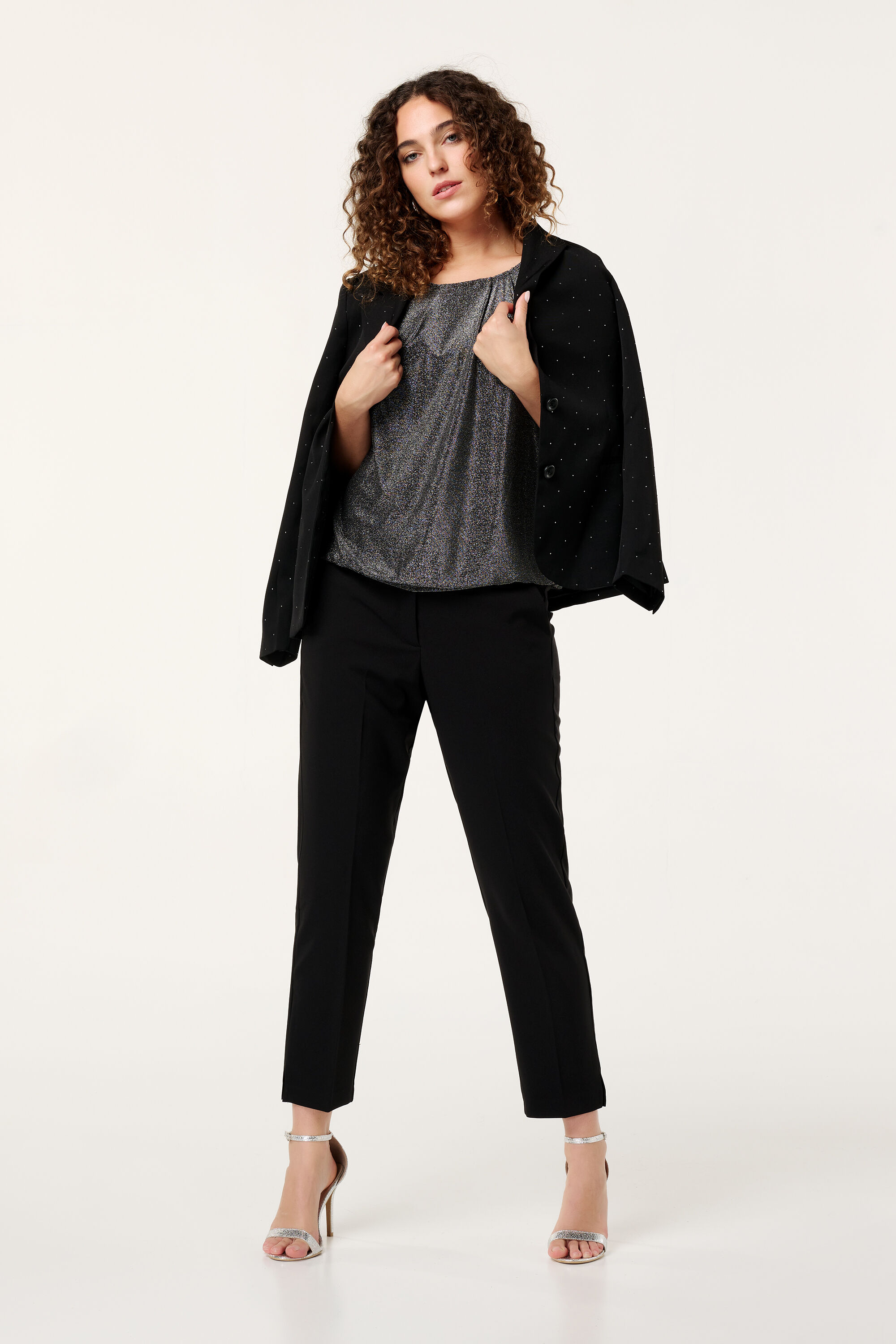 Blazer mit Strasssteinen  image number 5