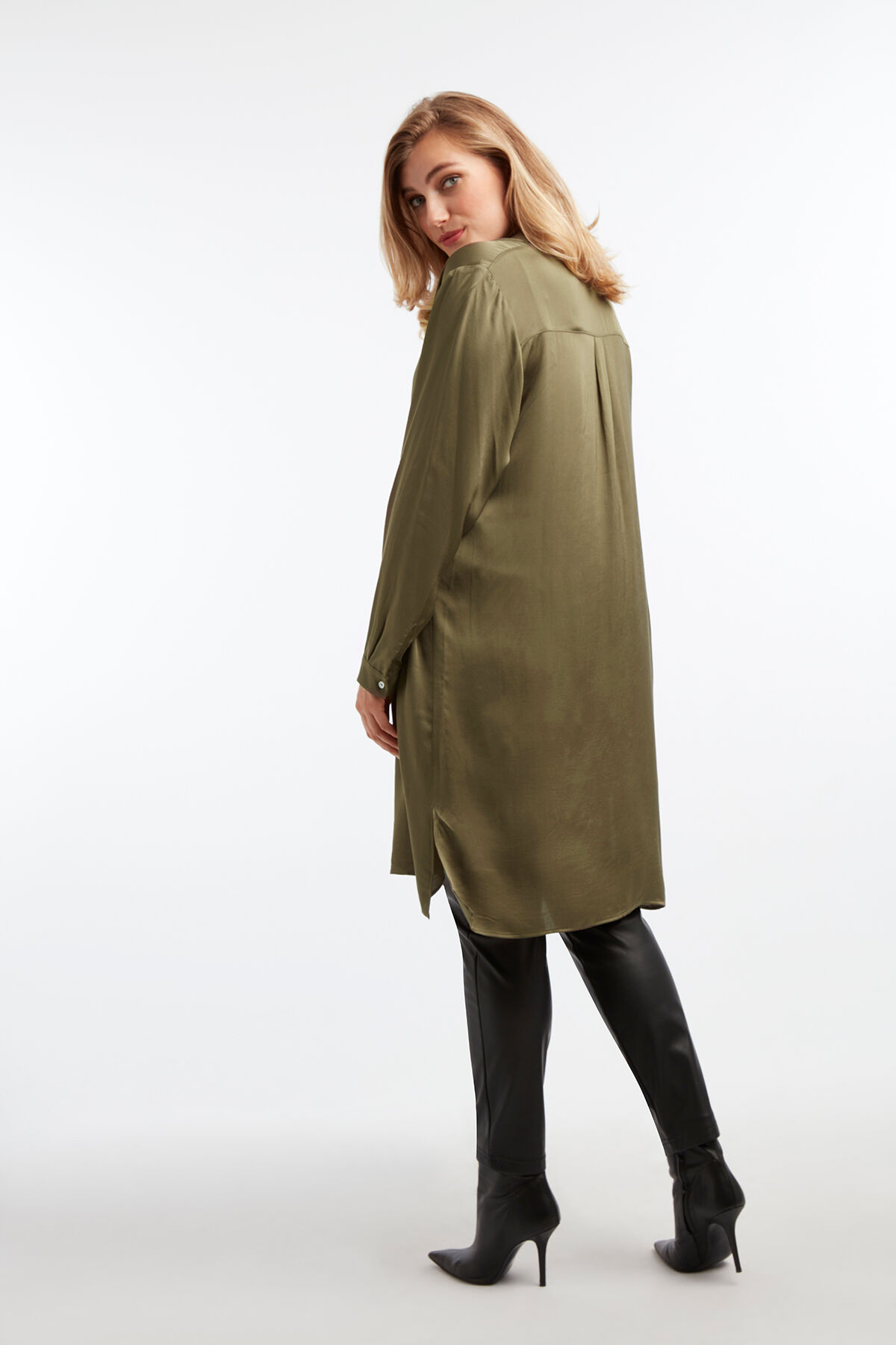 Satin-Bluse image number 4