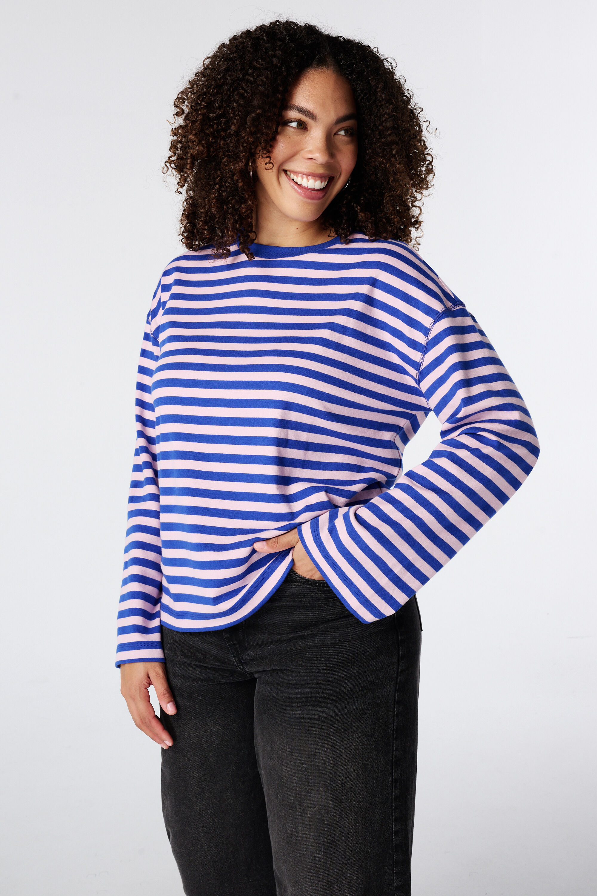 Gestreiftes Longsleeve