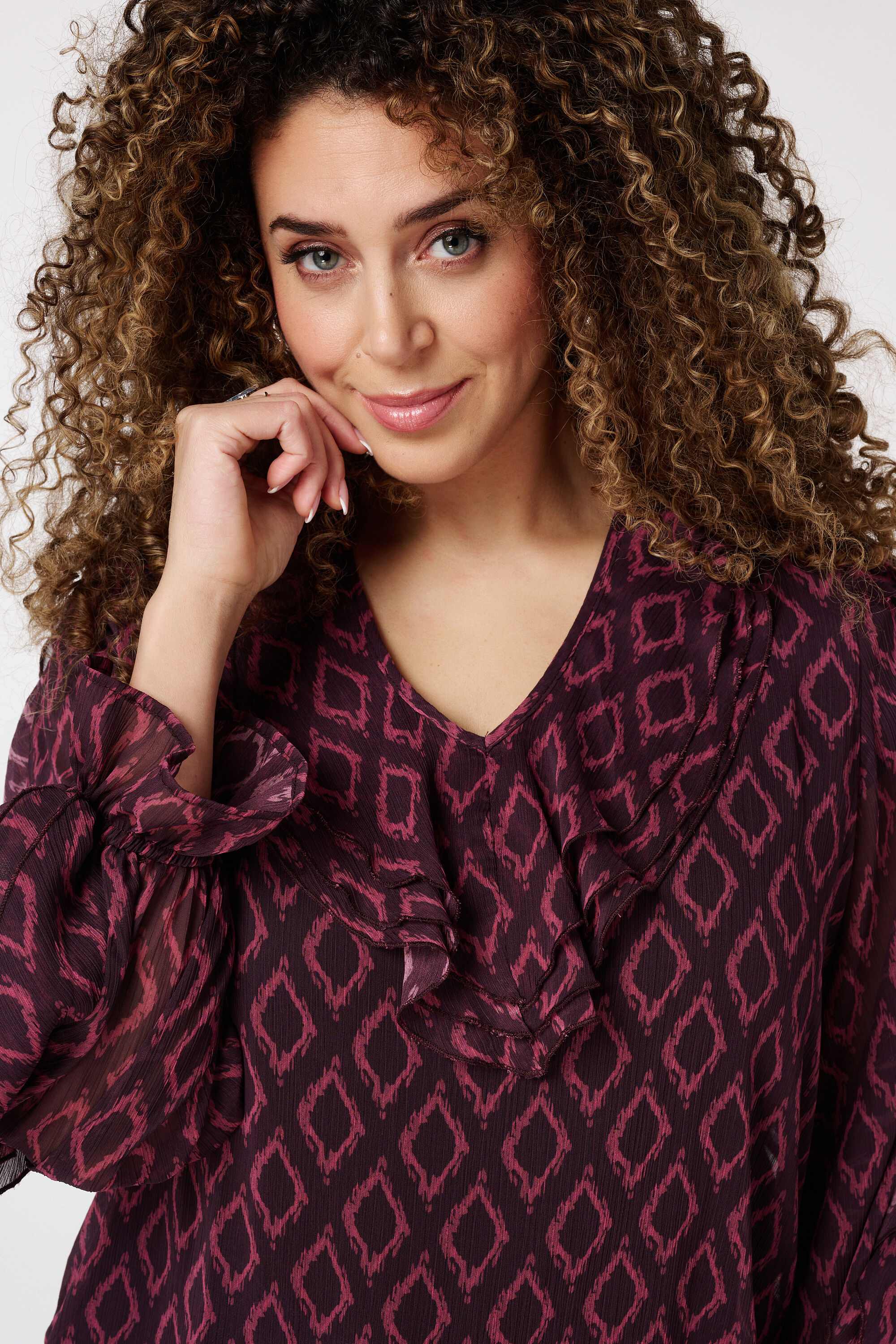 Bluse mit R&uuml;schen image number 4