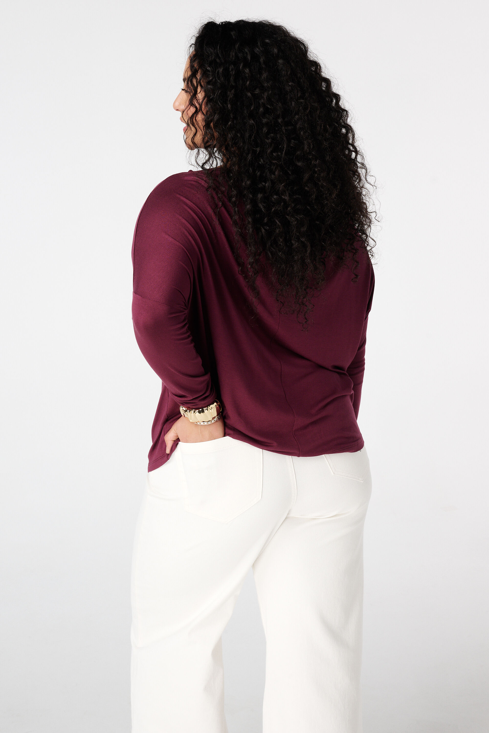 Top mit U Boot Ausschnitt image number 3