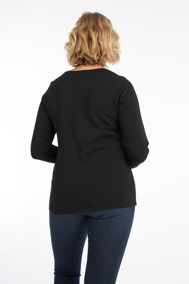 Basic-Shirt mit langen Ärmeln image number 3