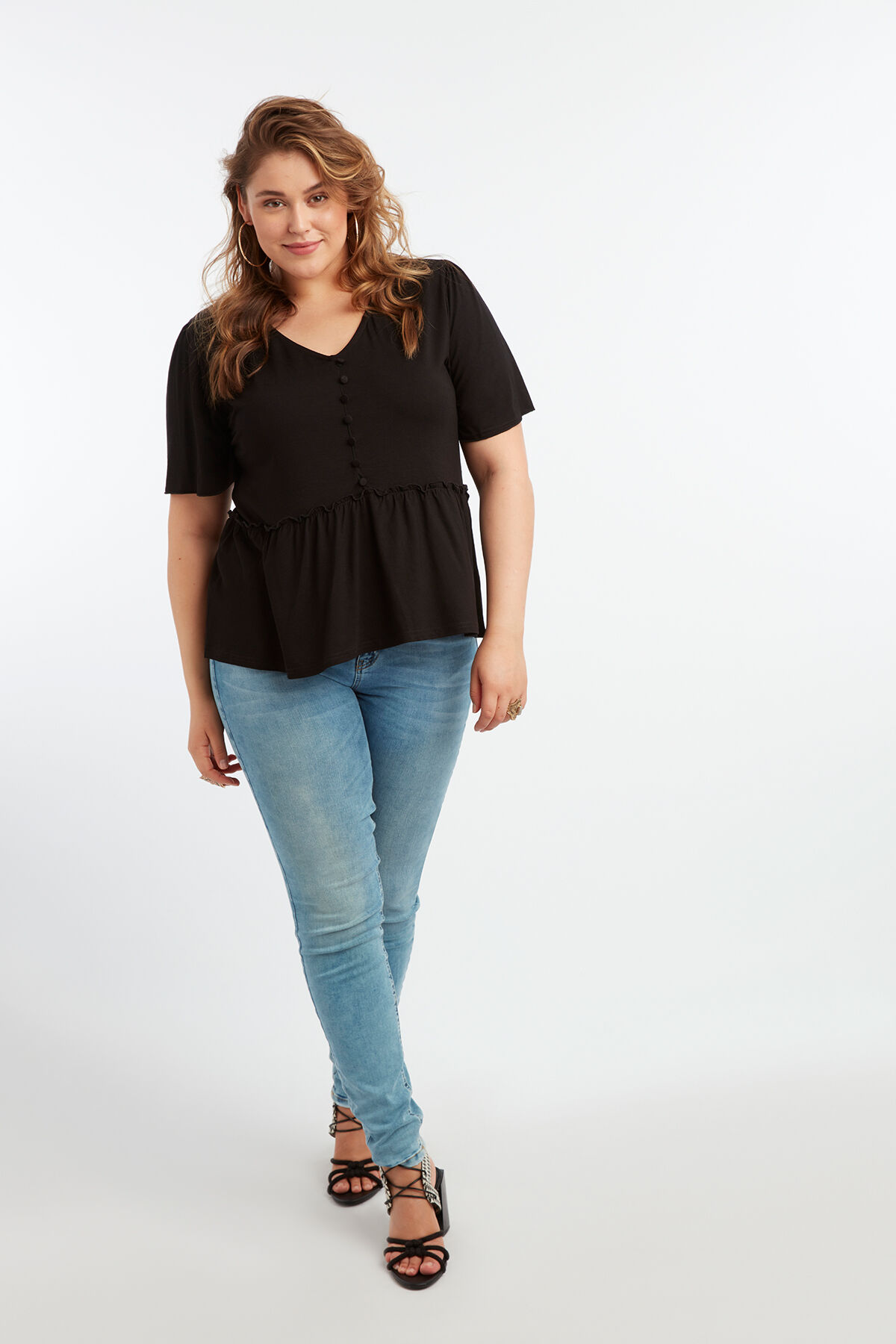 Viskose-Top mit dekorativen Kn&ouml;pfen image number 3