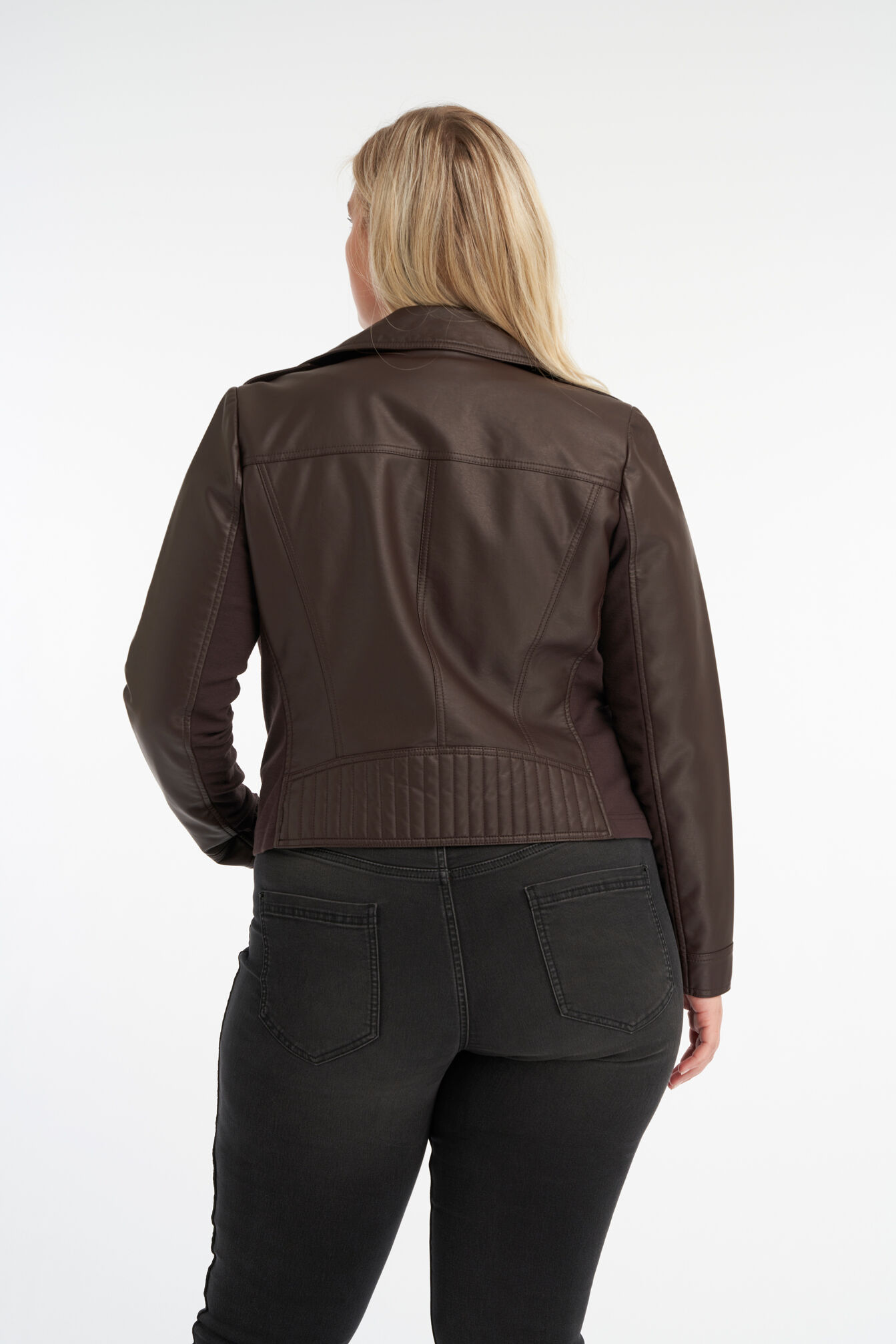 Biker-Jacke aus Kunstleder image number 3