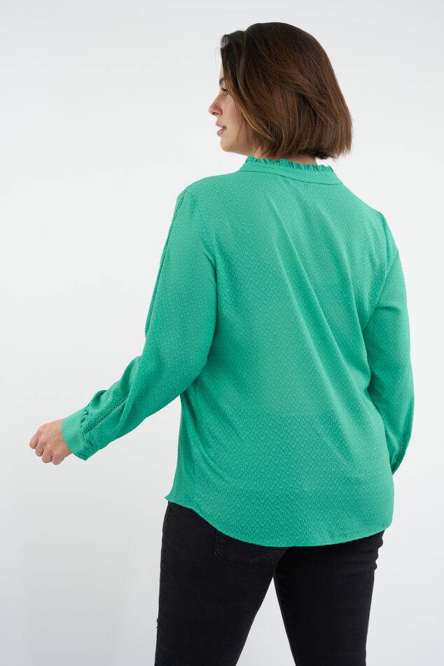 Halb durchsichtige Bluse  image number 3