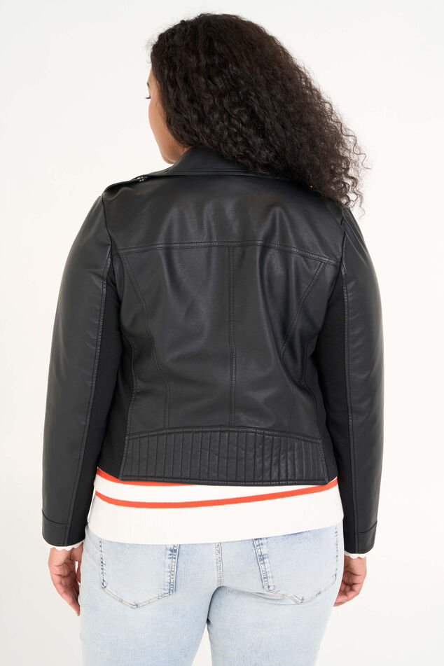 Biker-Jacke aus Kunstleder image number 3
