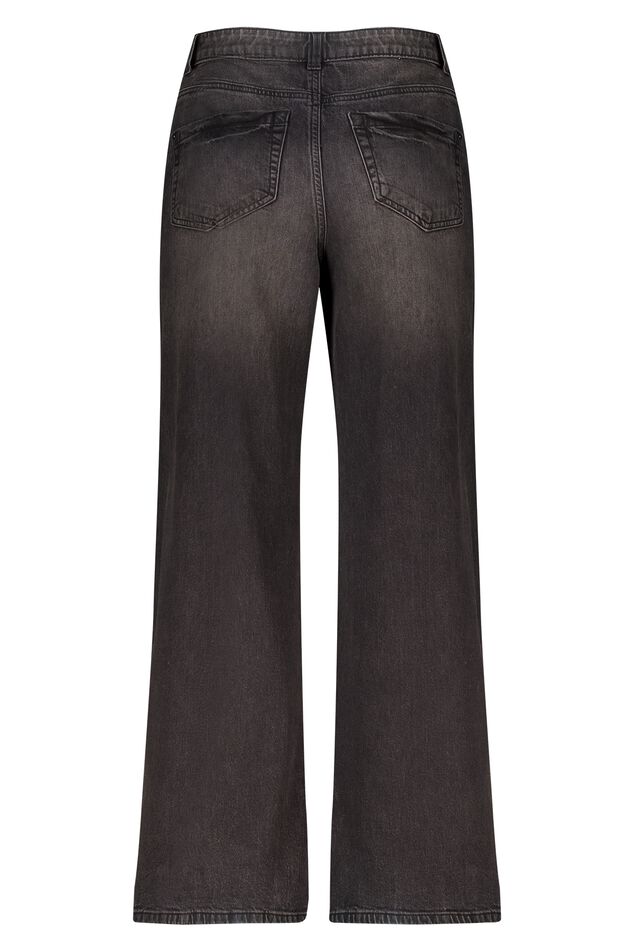 Jeans mit weitem Bein und hoher Taille image number 2