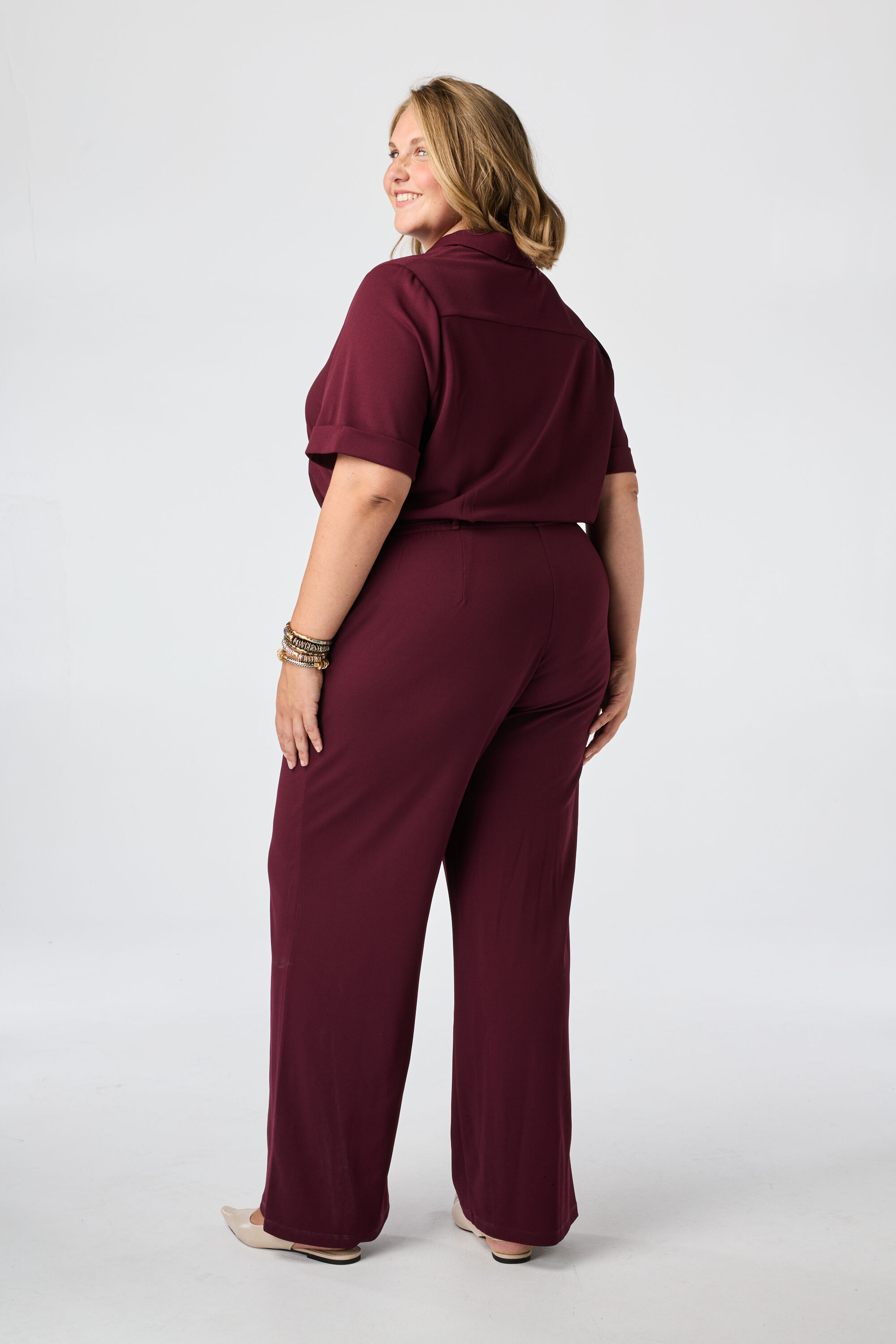 Jumpsuit mit goldenem Ketteng&uuml;rtel image number 3