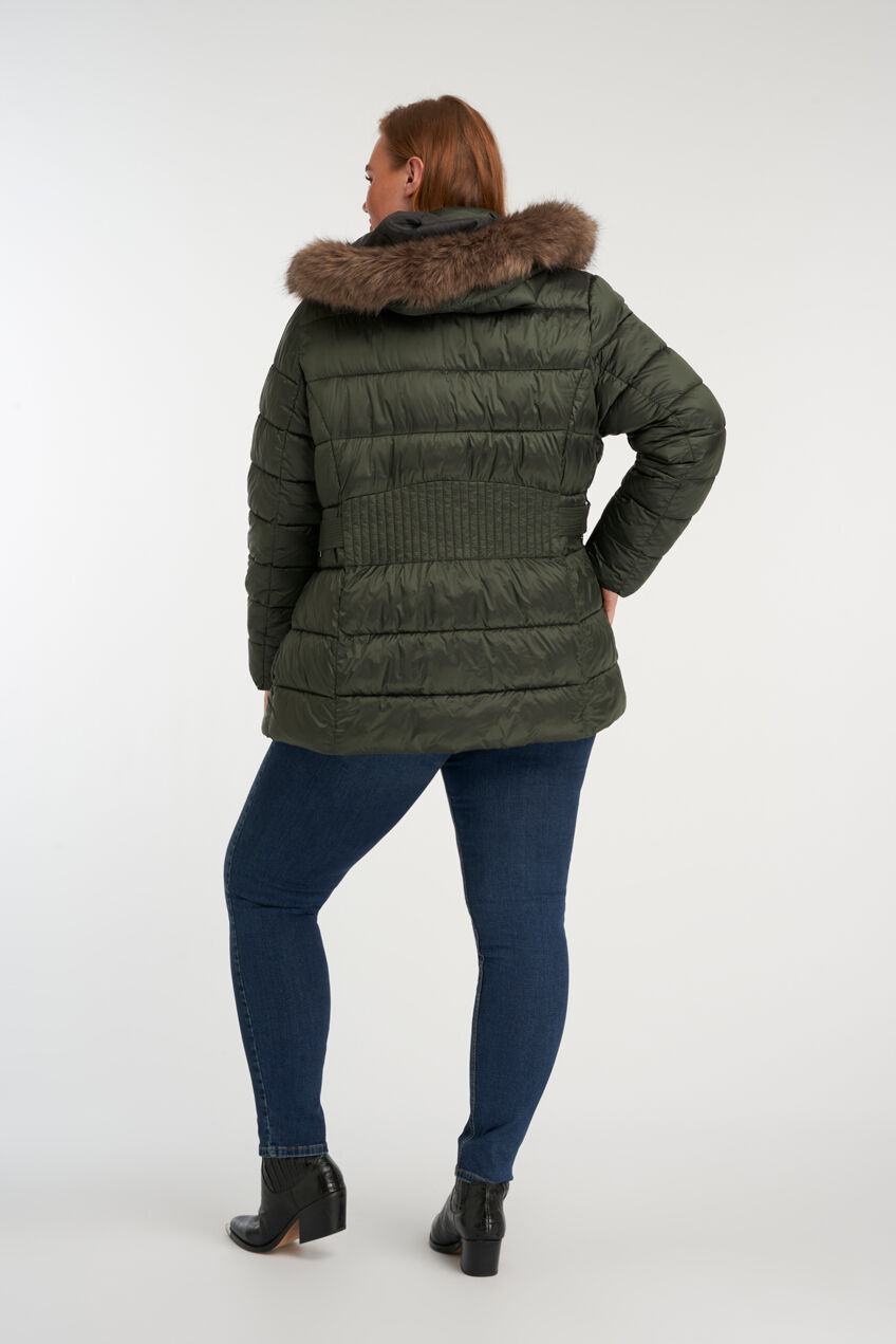 Gef&uuml;tterte Jacke mit Kapuze image number 3