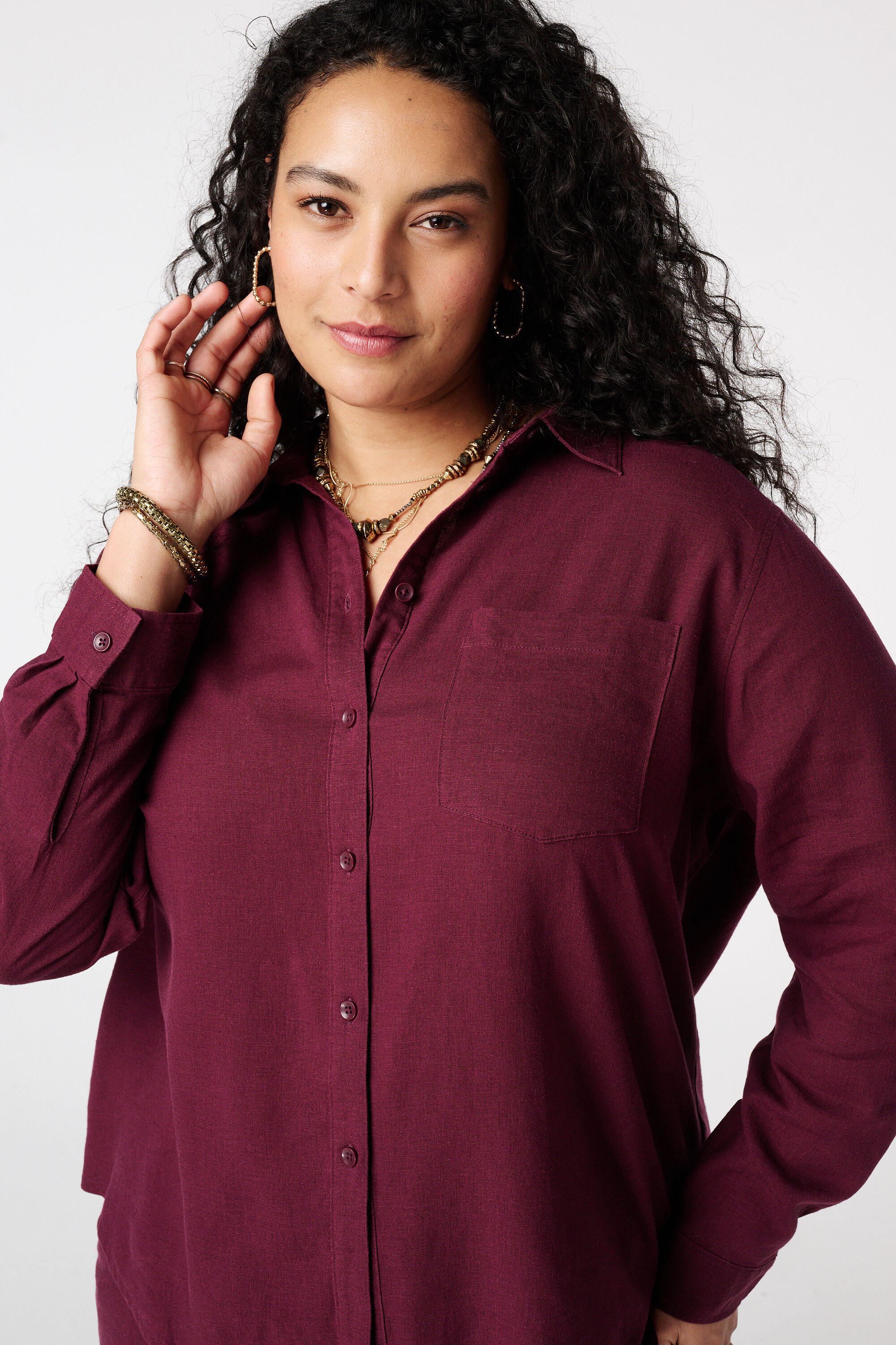 Leinenbluse image number 4