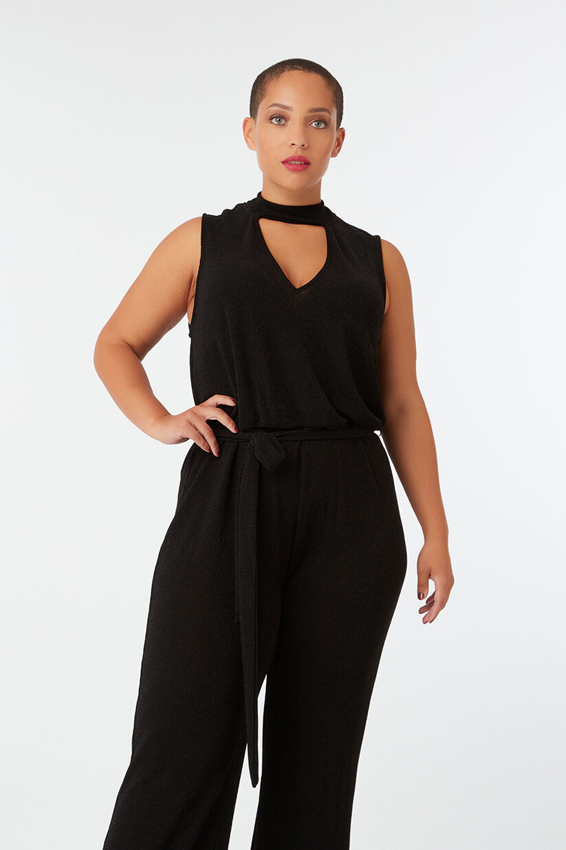 Jumpsuit mit Lurex image number 6