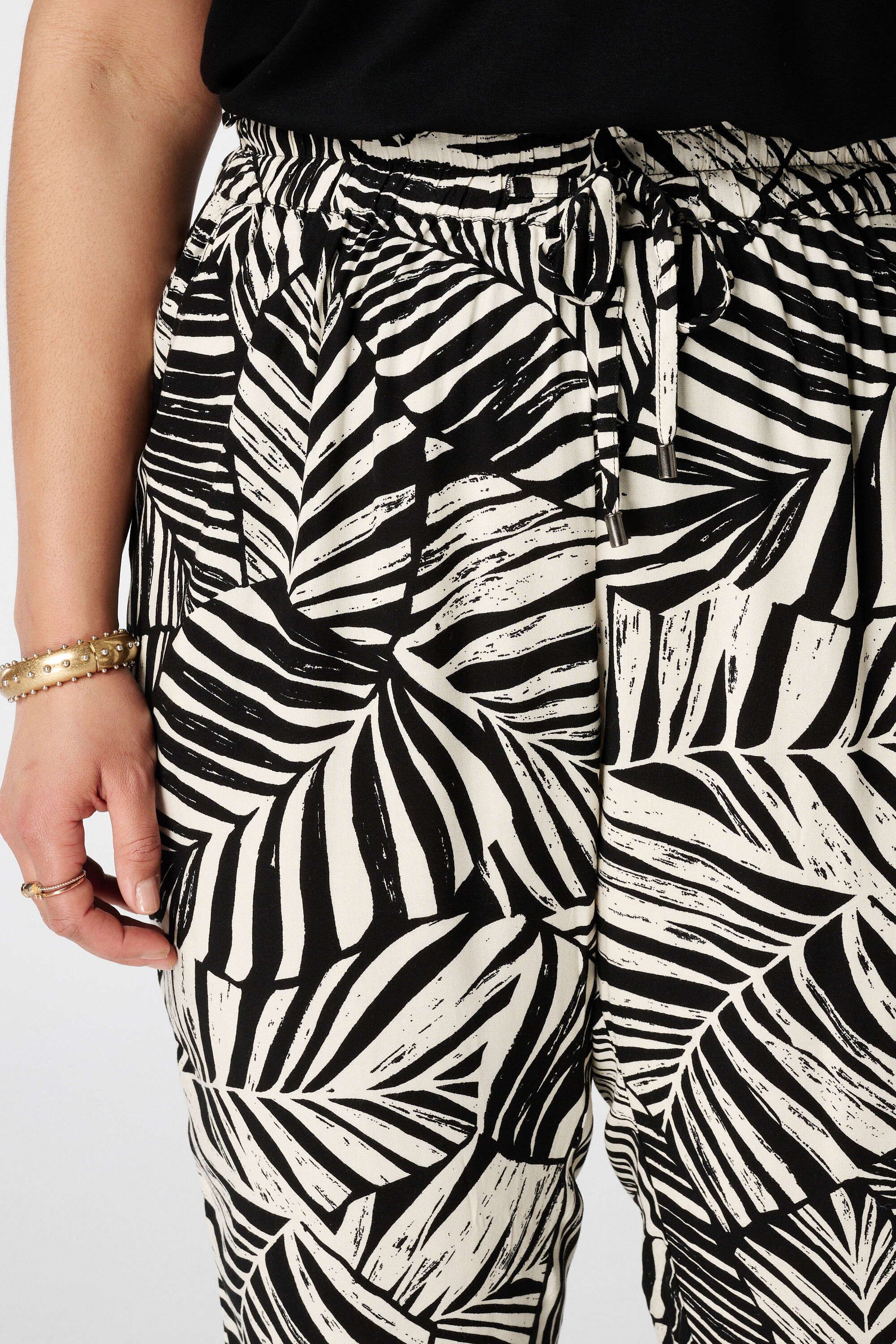 Straight Leg Hose mit Print image number 4