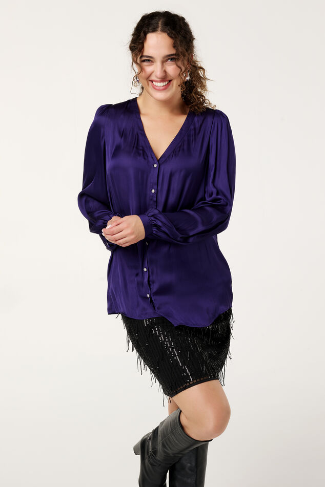 Satinbluse  image number 0