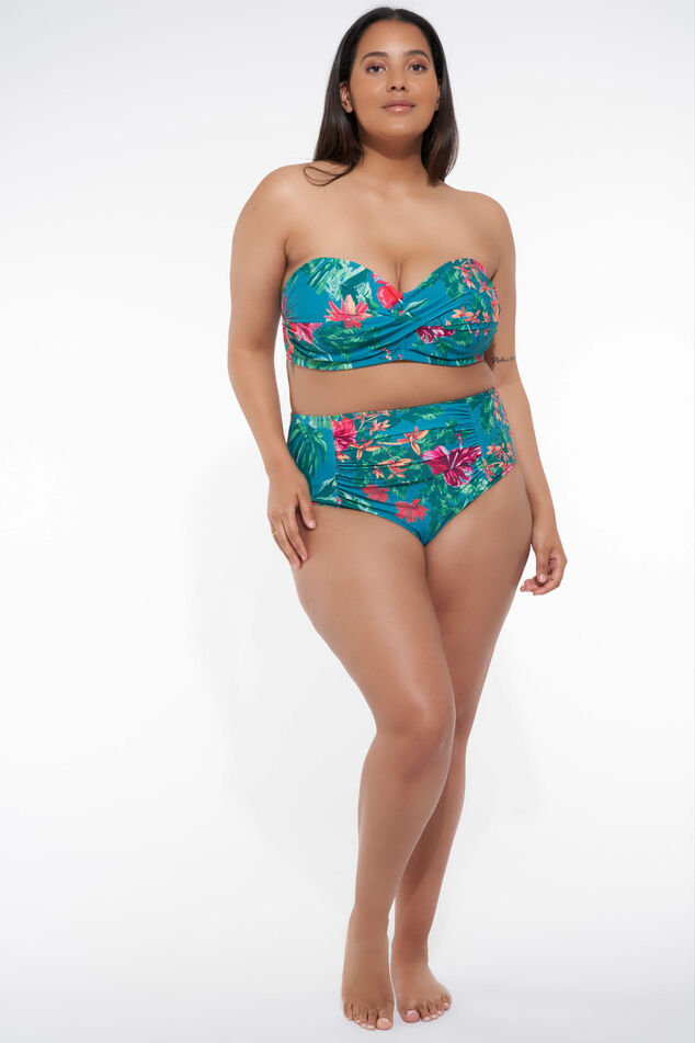 Hoch geschnittenes Bikini-Unterteil mit Print image number 6