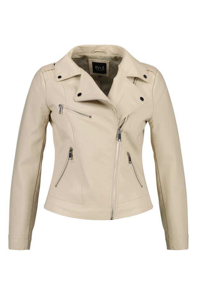 Biker-Jacke aus Kunstleder image number 1