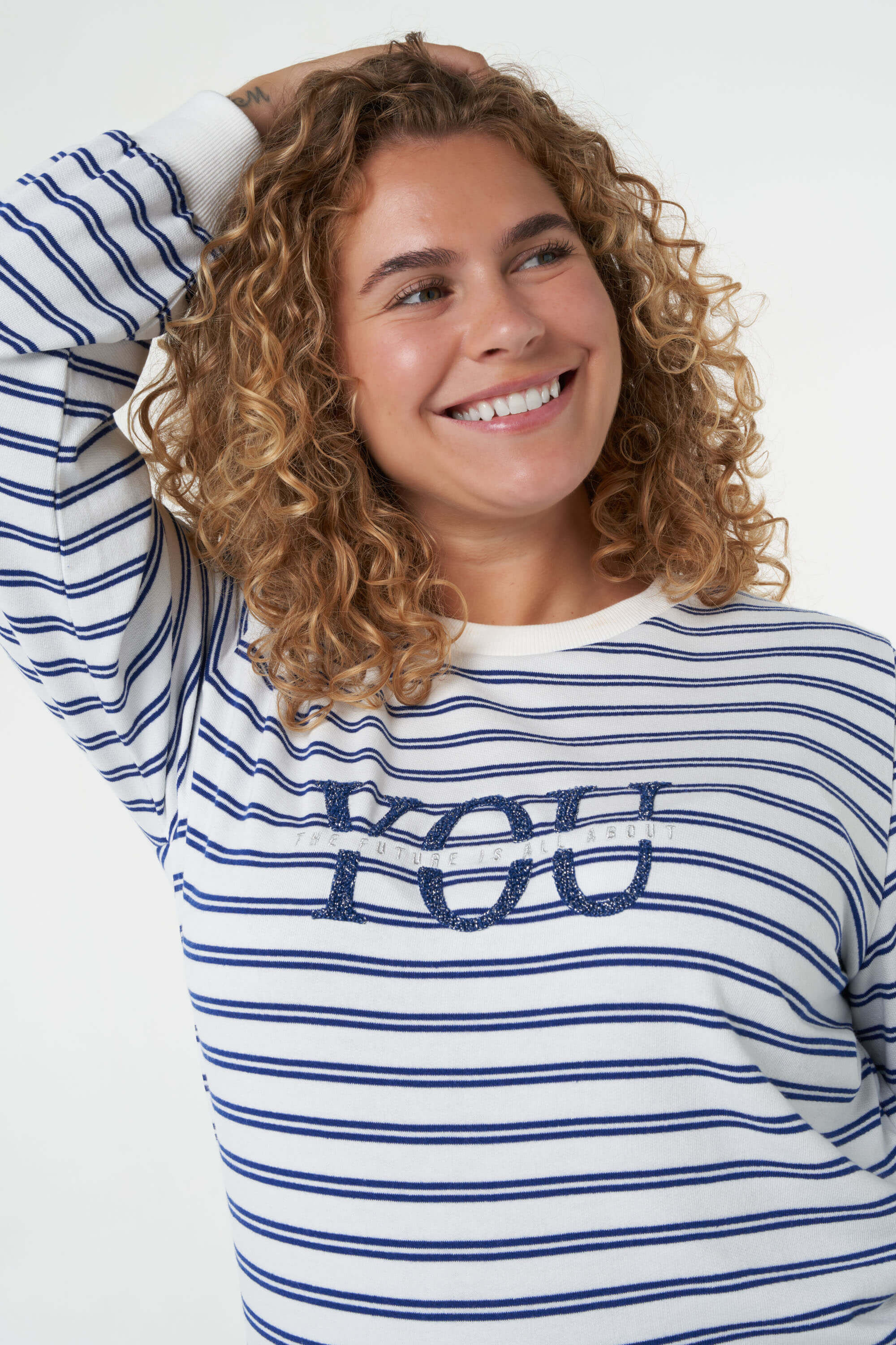 Gestreifter Pullover image number 5