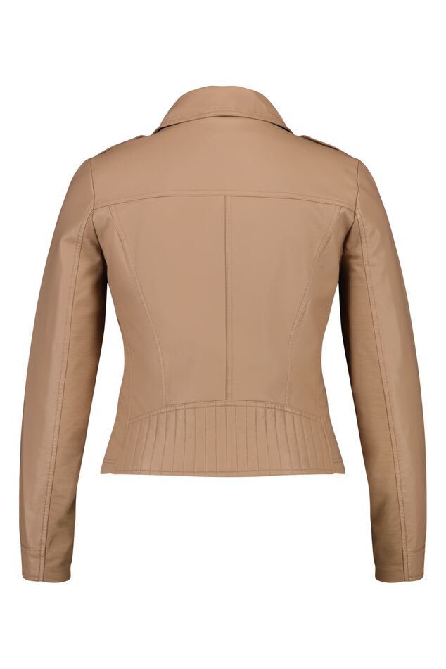 Biker-Jacke aus Kunstleder image number 2