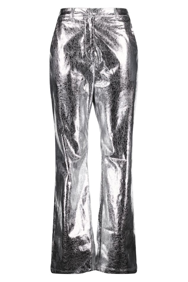Metallic-Hose mit geradem Bein  image number 2