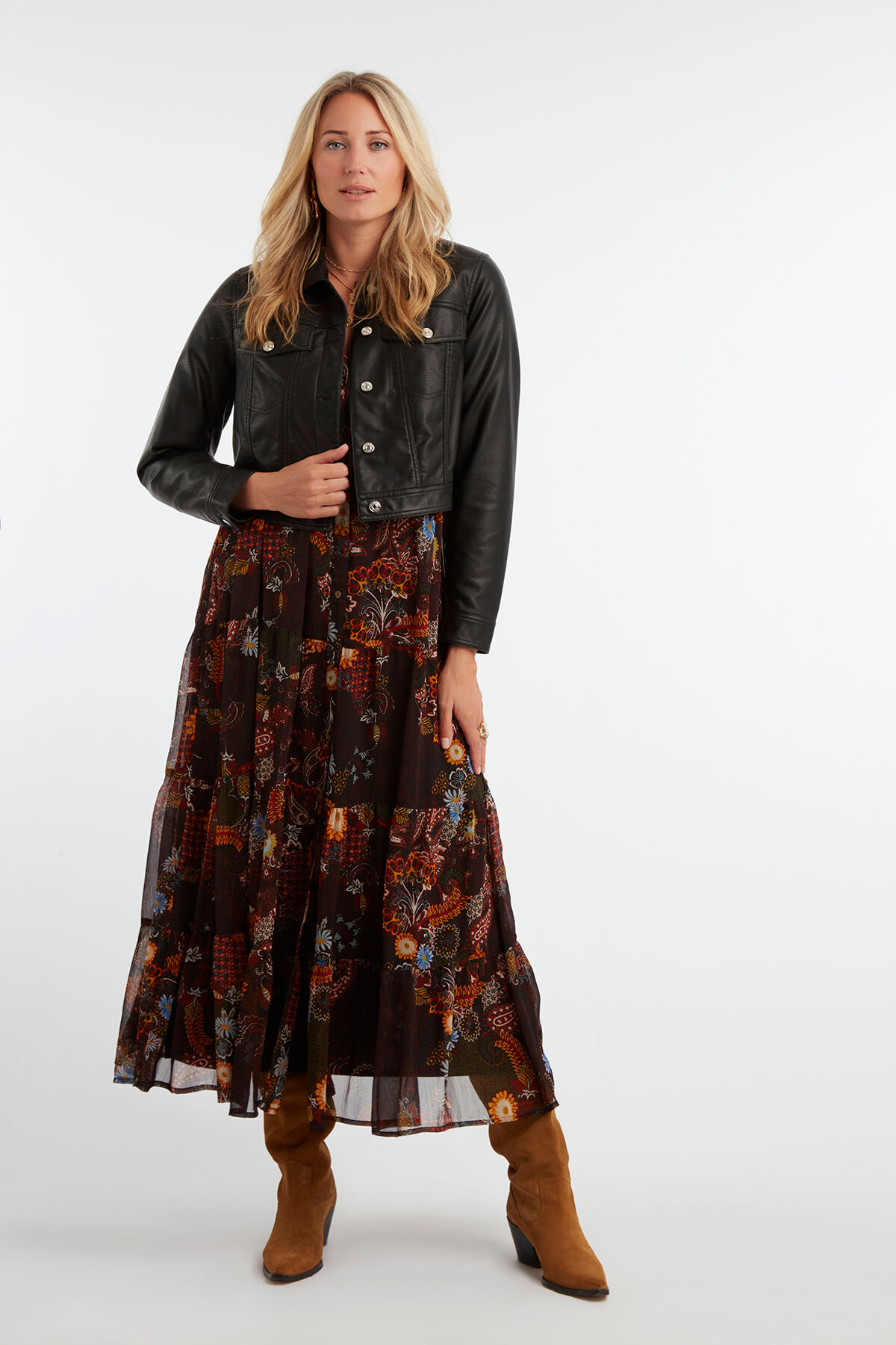 Kurze Kunstlederjacke image number 3