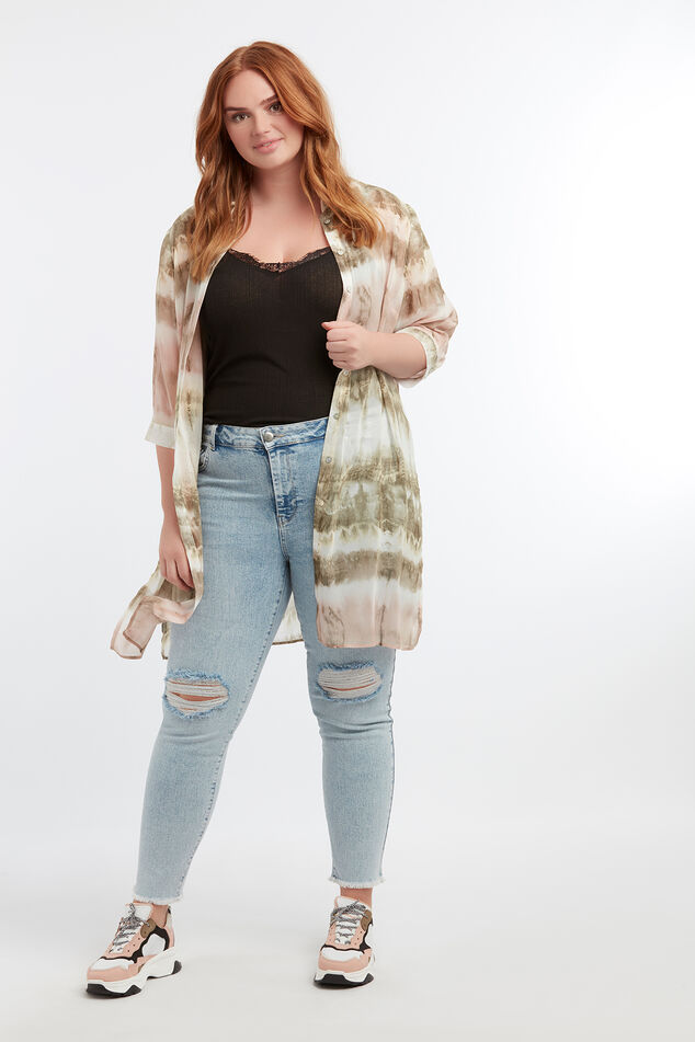 Ärmelloses Top mit Spitze image number 6