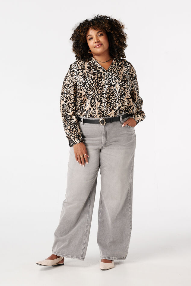 Bluse mit Print image number 5