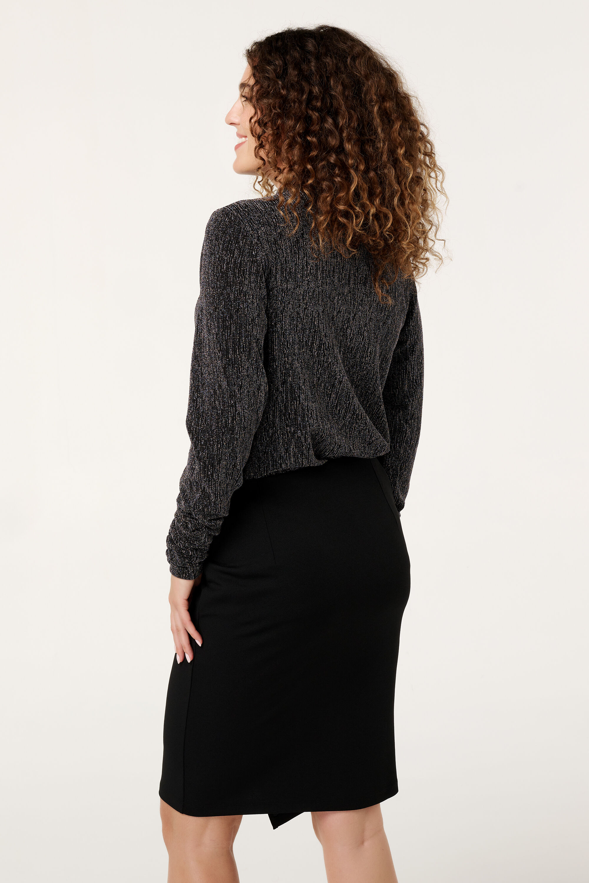 Stretch-Bleistiftrock image number 3