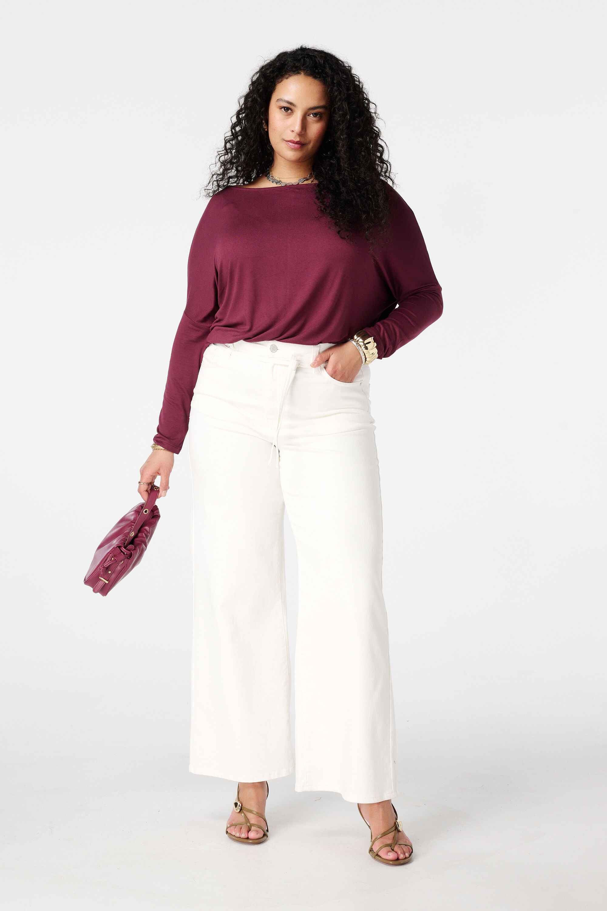 Top mit U Boot Ausschnitt image number 5