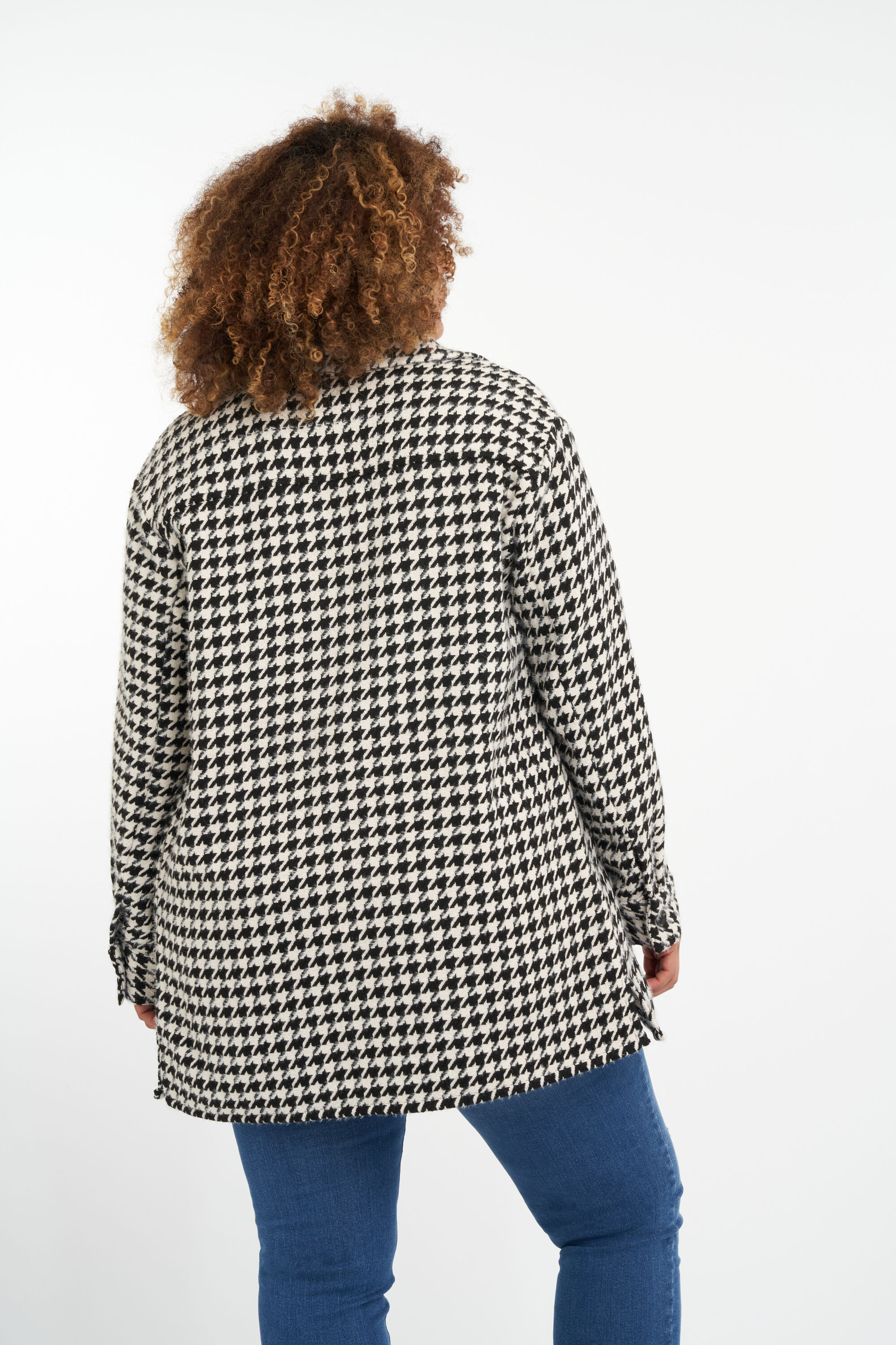 Shacket mit Hahnenrittmuster image number 3