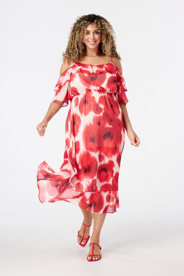 Midikleid mit Druck image number 0