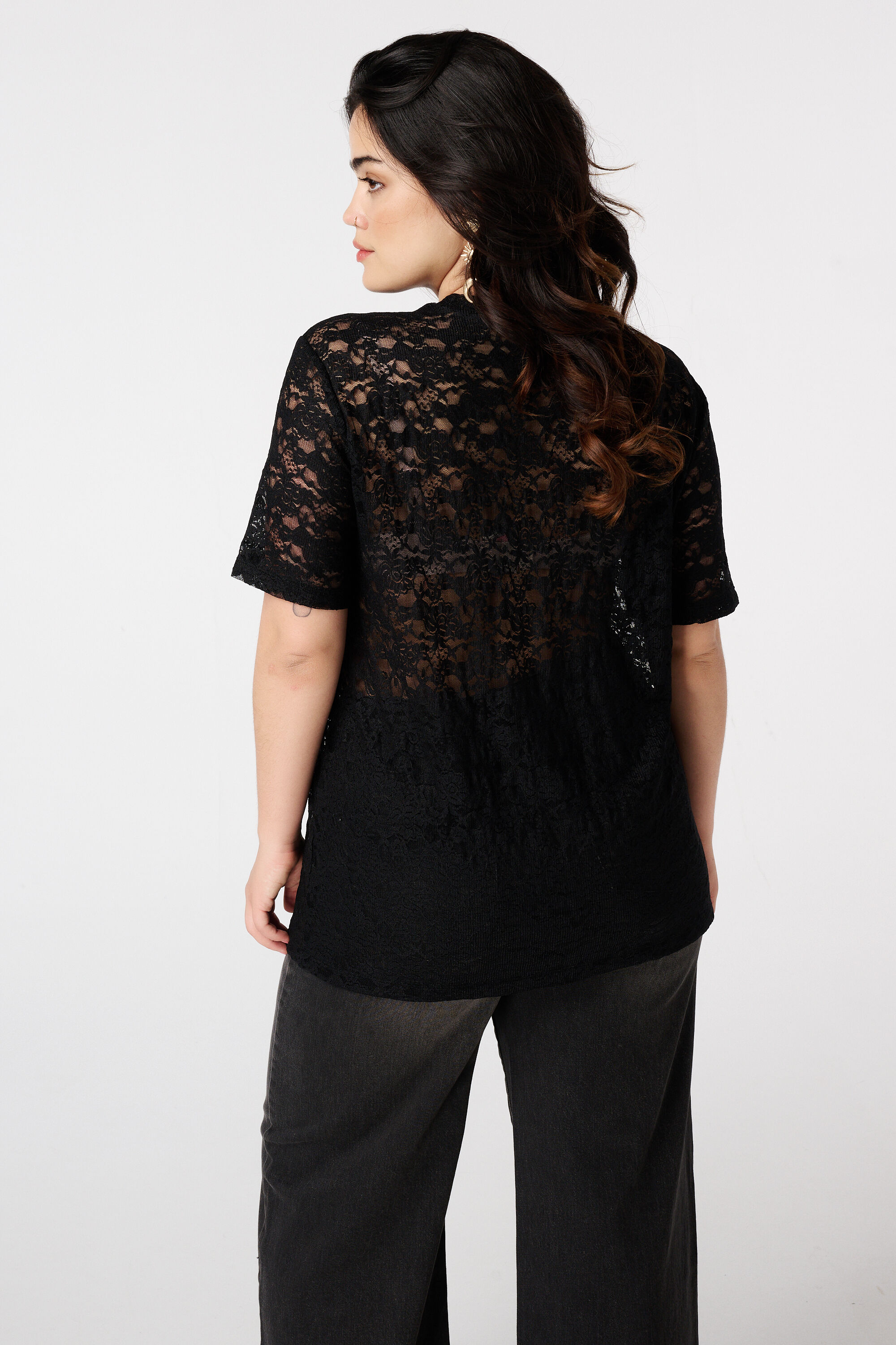 Sportliches Spitzen-T-Shirt image number 3