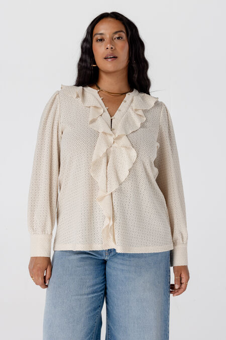 Bluse mit Rüschen Bluse mit Rüschen