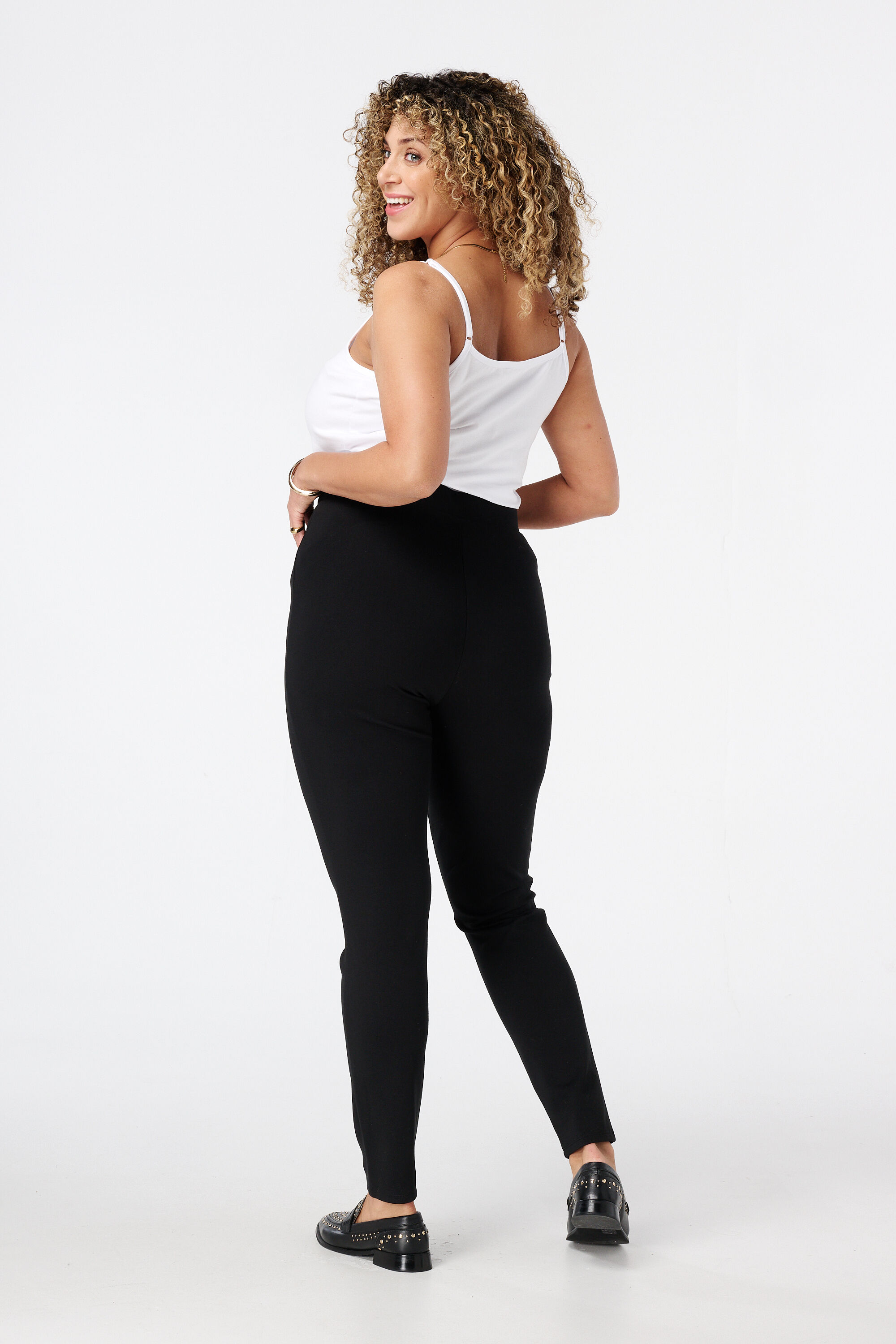 Treggings mit Zierkn&ouml;pfen image number 3