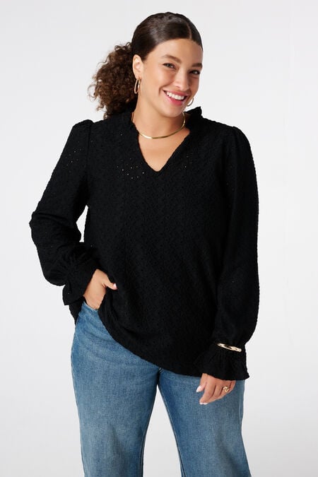 Top mit Stickereidetails  Top mit Stickereidetails
