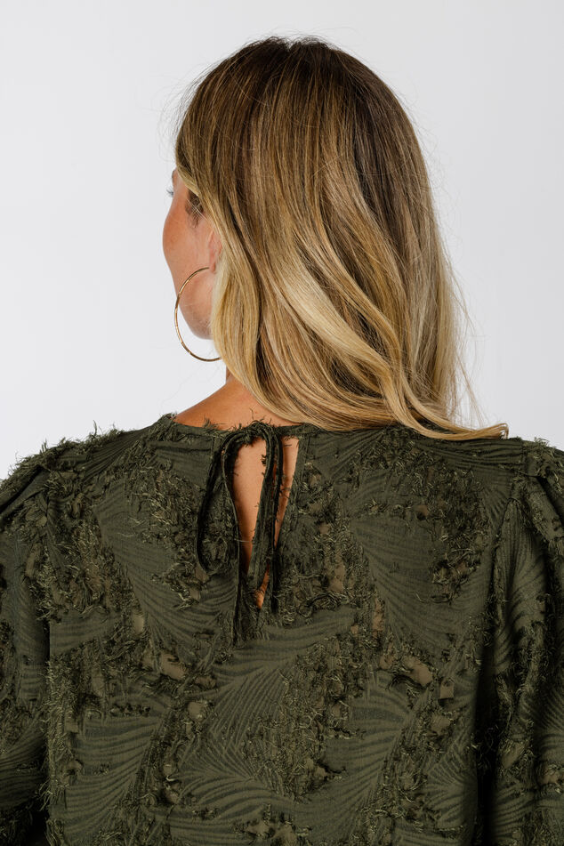 Bluse mit kurzen Puffärmeln image number 5