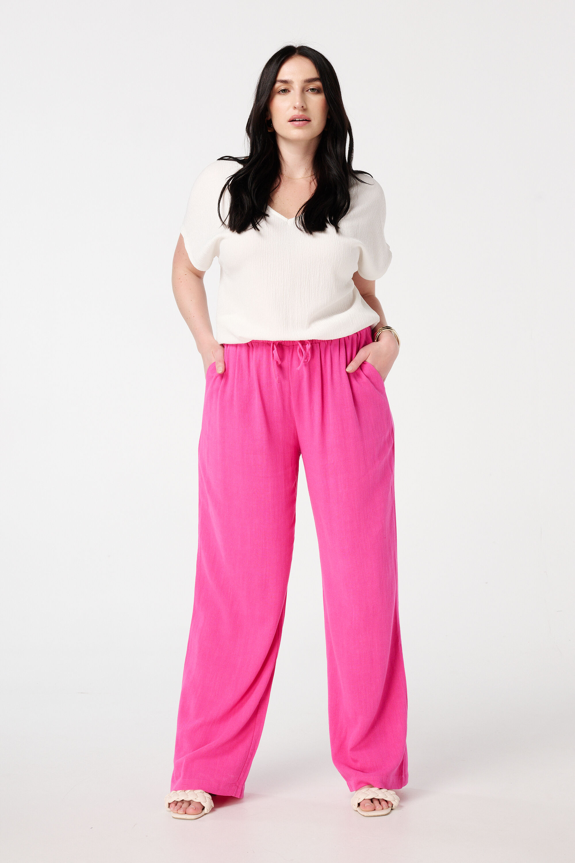 Strukturiertes Oberteil mit Fl&uuml;gel&auml;rmeln image number 5