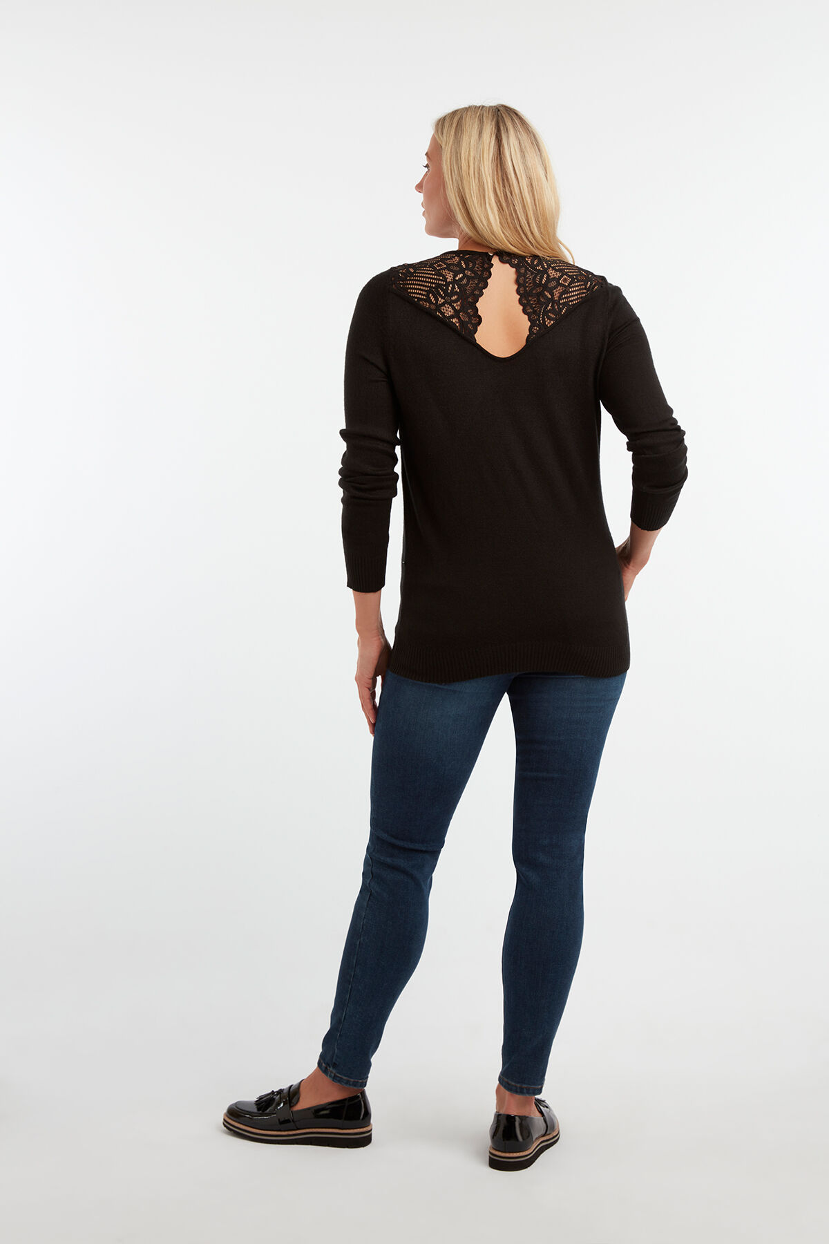 Sweatshirt mit Spitze image number 4