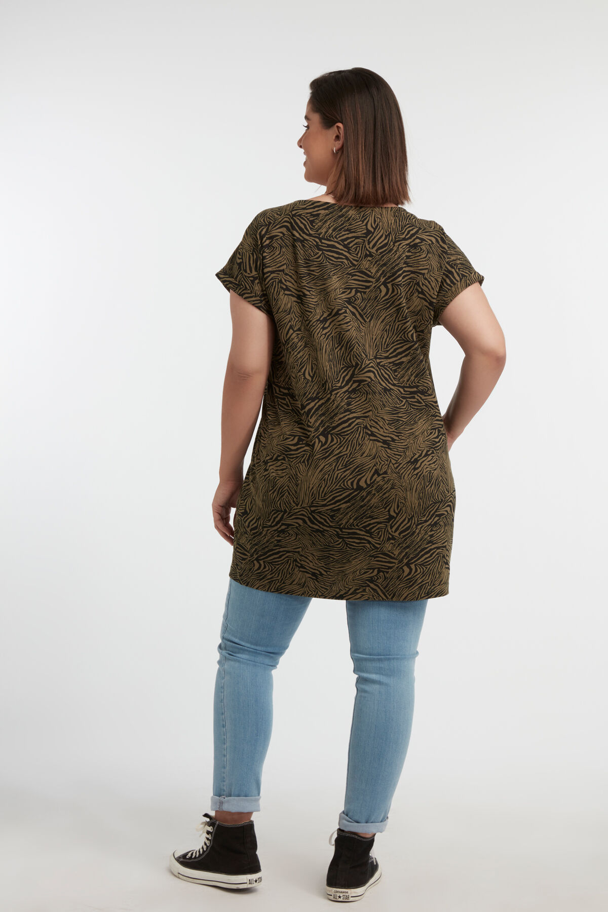 Langes T-Shirt mit Print image number 4