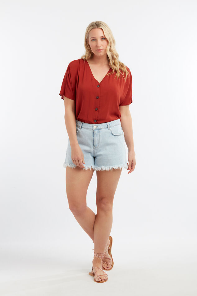 Bluse im Boxy-Design image number 4