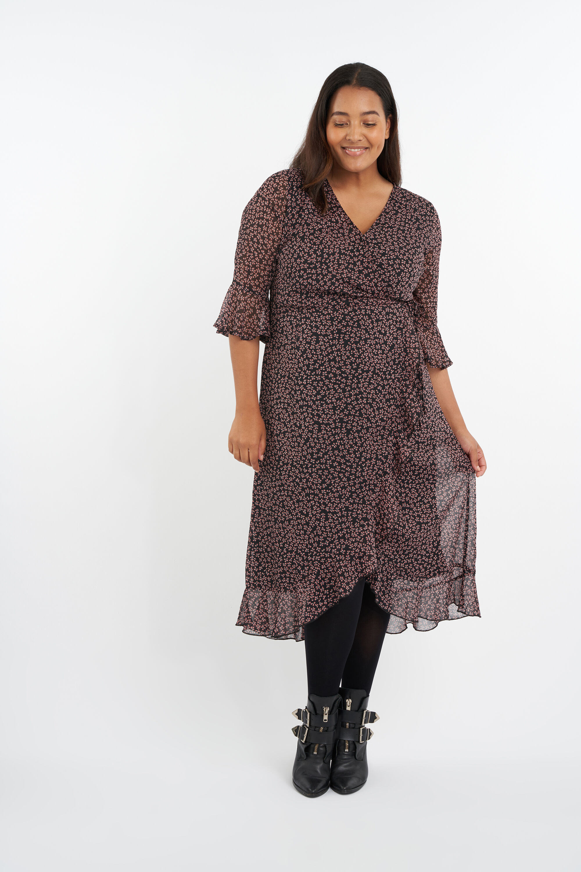 Wickelkleid mit Print image number 6