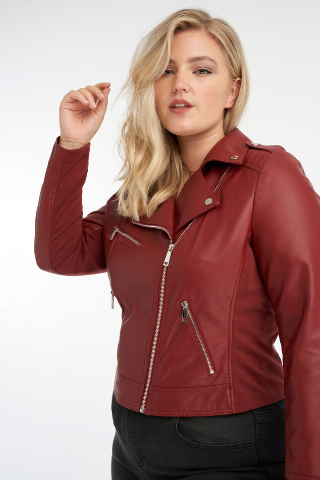 Biker-Jacke aus Kunstleder image number 0