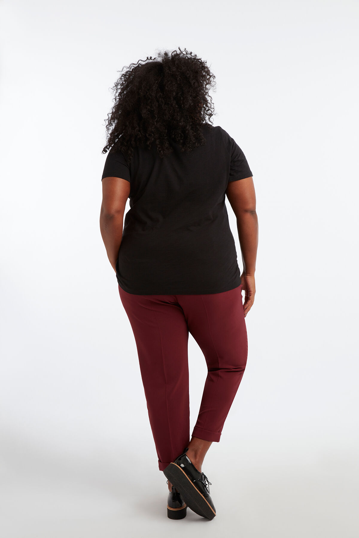 T-Shirt mit Text-Print image number 3