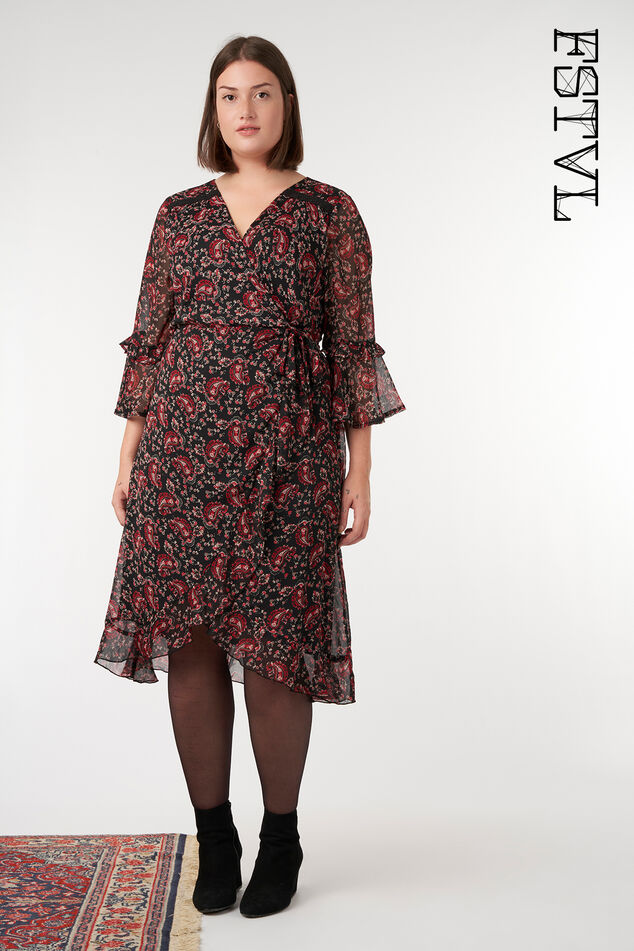 Kleid mit Blumen-Print image number 0