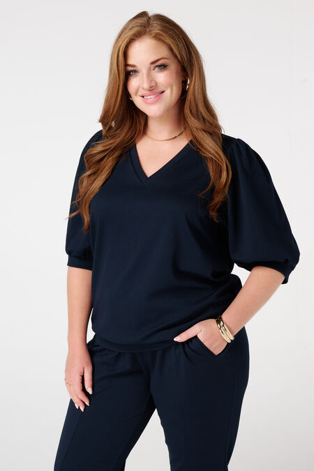 Top mit Puffärmeln  Top mit Puffärmeln