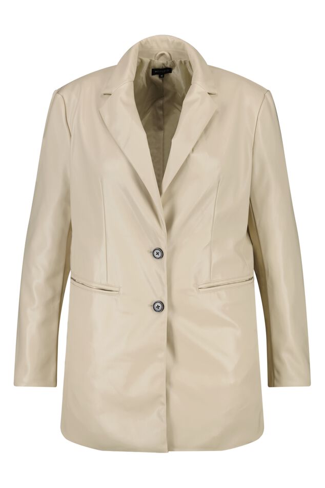 Blazer aus Kunstleder image number 2