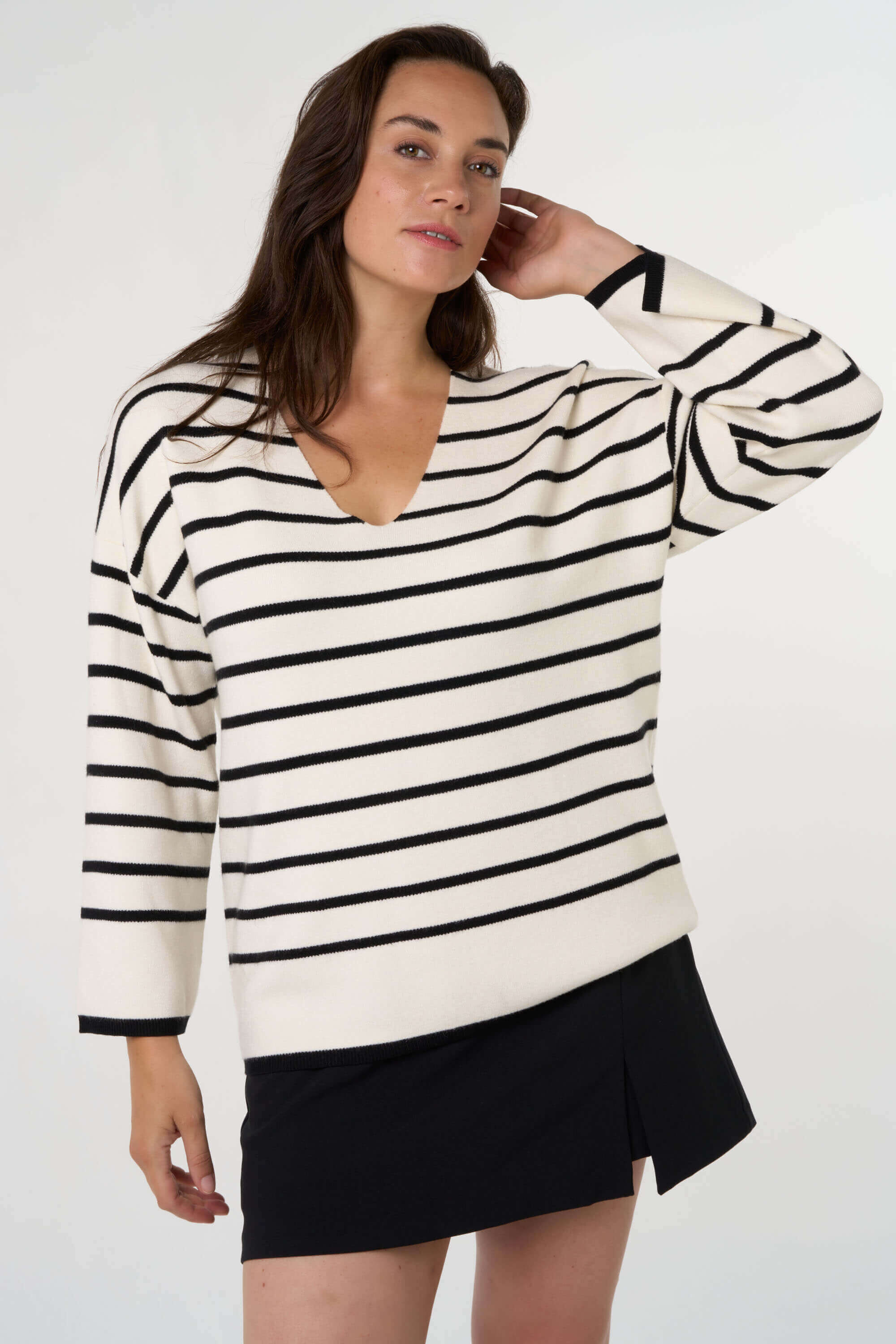 Gestreifter Pullover  image number 6