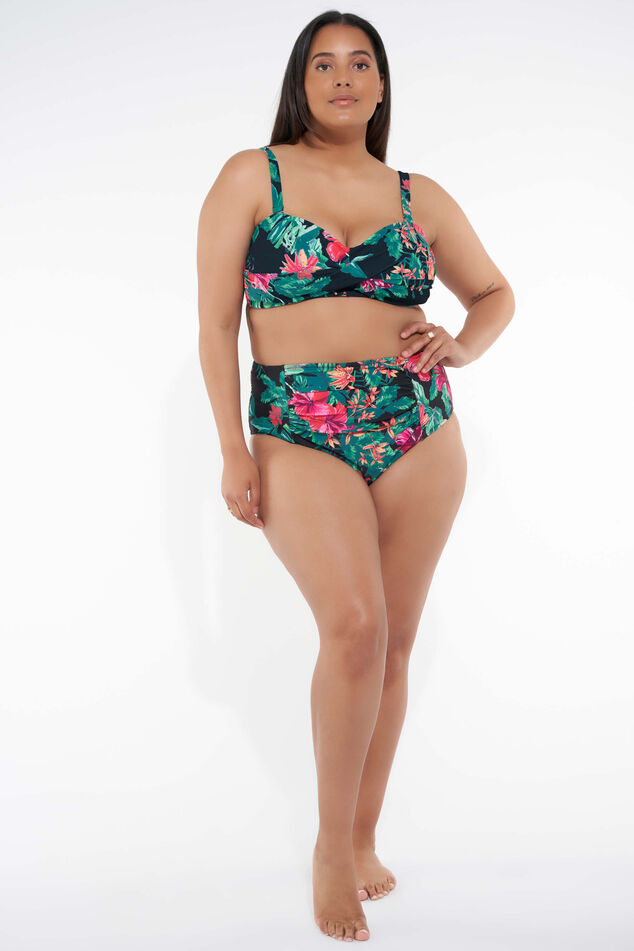 Hoch geschnittenes Bikini-Unterteil mit Print image number 5