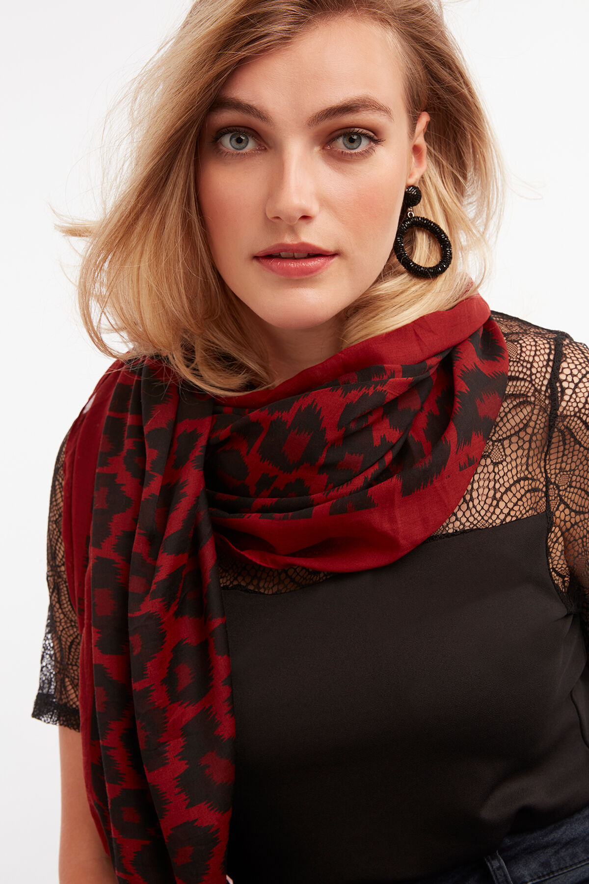 Schal mit Leoparden-Print image number 3